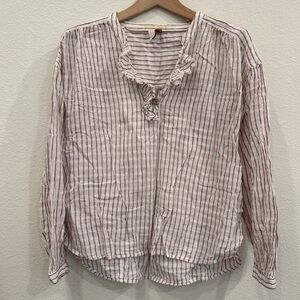 Pilcro Striped Blouse